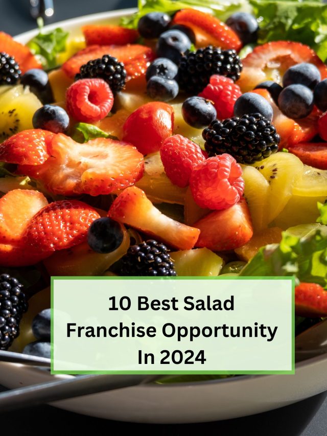 10 Best Salad Franchise Opportunity 2024